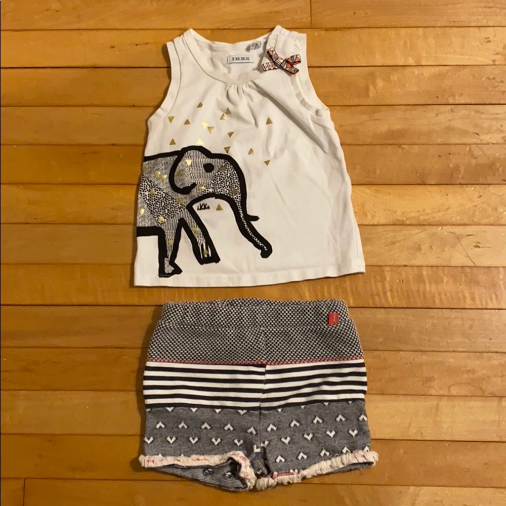 Used IKKS baby set